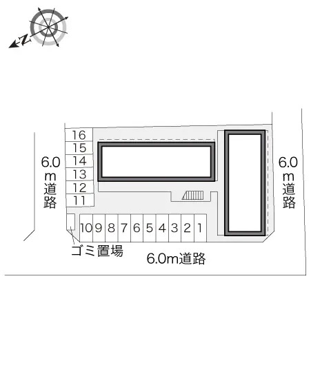 ★手数料０円★鈴鹿市西条８丁目　月極駐車場（LP）